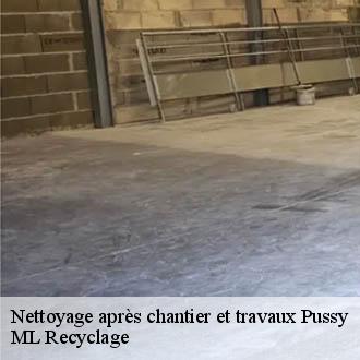 Nettoyage après chantier et travaux pussy-73260 ML Recyclage