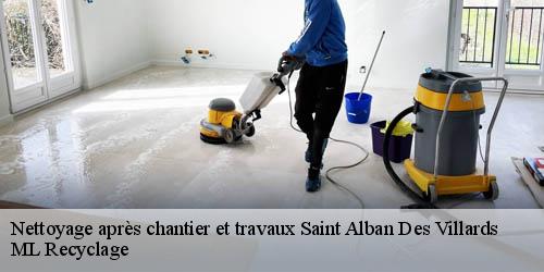 Nettoyage après chantier et travaux saint-alban-des-villards-73130 ML Recyclage