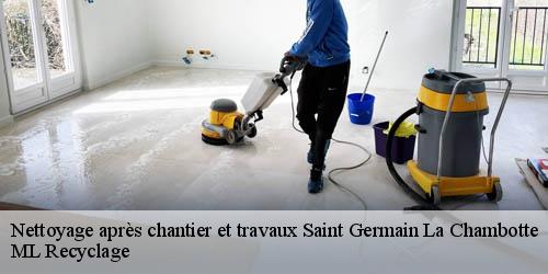 Nettoyage après chantier et travaux  saint-germain-la-chambotte-73410 ML Recyclage 