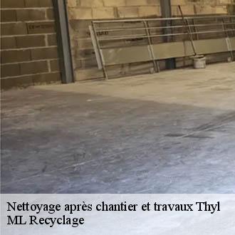 Nettoyage après chantier et travaux  thyl-73140 ML Recyclage 