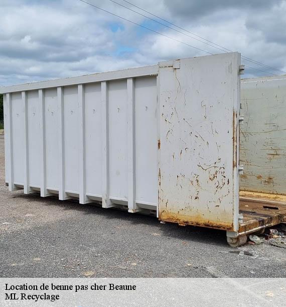 Location de benne pas cher beaune-73140 ML Recyclage