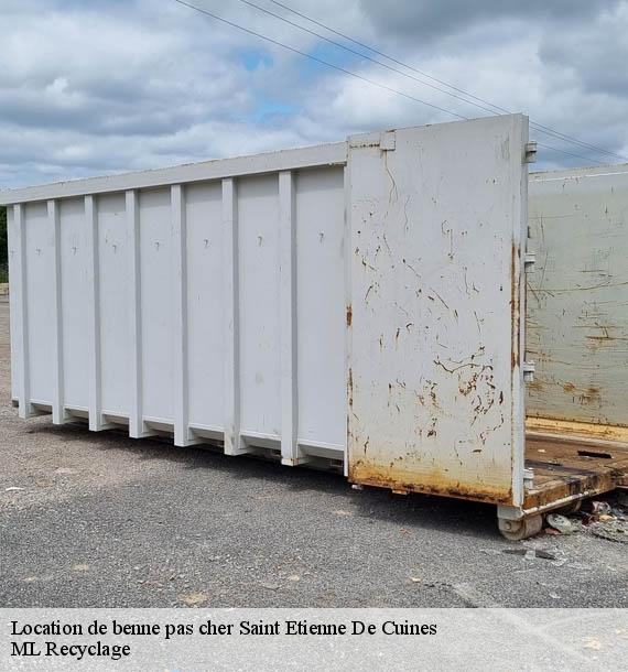 Location de benne pas cher  saint-etienne-de-cuines-73130 ML Recyclage 