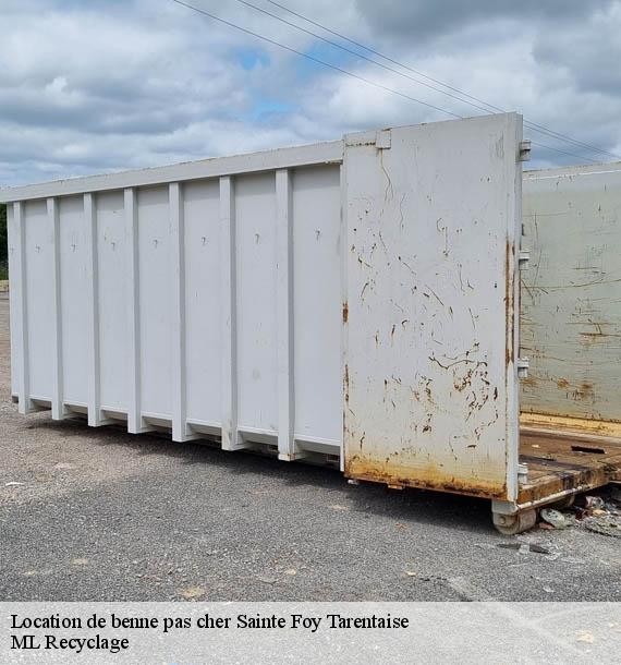Location de benne pas cher sainte-foy-tarentaise-73640 ML Recyclage