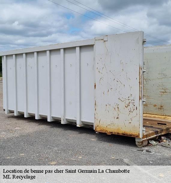 Location de benne pas cher  saint-germain-la-chambotte-73410 ML Recyclage 