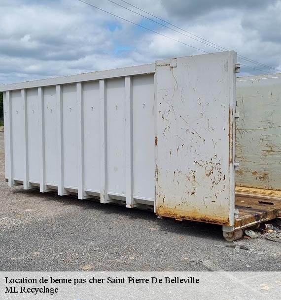 Location de benne pas cher  saint-pierre-de-belleville-73220 ML Recyclage 