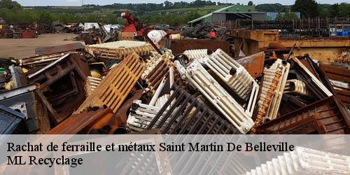 Rachat de ferraille et métaux  saint-martin-de-belleville-73440 ML Recyclage 