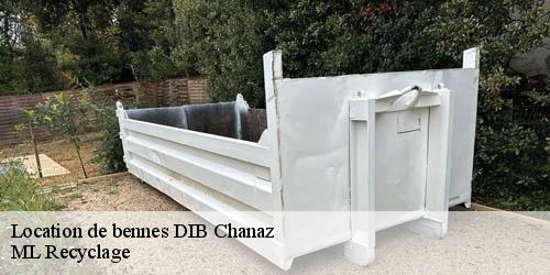 Location de bennes DIB  chanaz-73310 ML Recyclage 