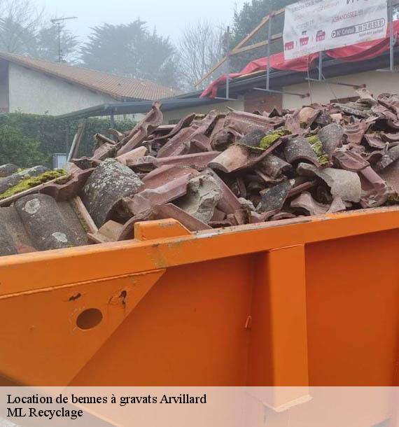 Location de bennes à gravats arvillard-73110 ML Recyclage