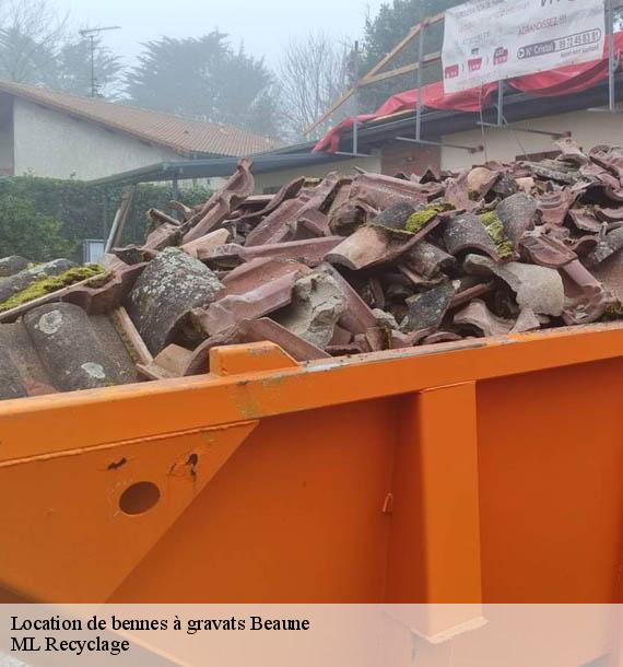 Location de bennes à gravats  beaune-73140 ML Recyclage 