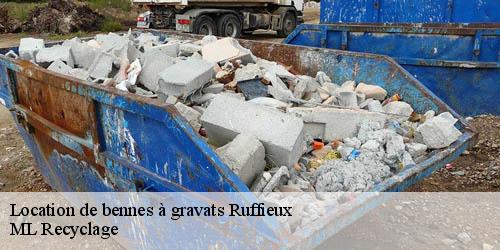 Location de bennes à gravats ruffieux-73310 ML Recyclage