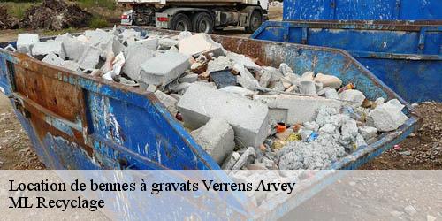 Location de bennes à gravats verrens-arvey-73460 ML Recyclage