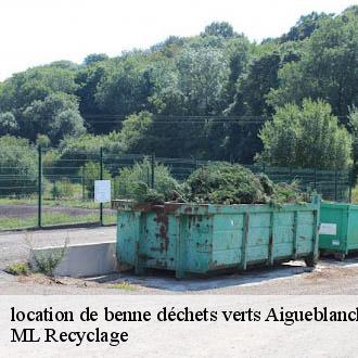 location de benne déchets verts  aigueblanche-73260 ML Recyclage 