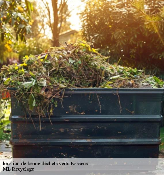 location de benne déchets verts bassens-73000 ML Recyclage