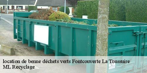 location de benne déchets verts  fontcouverte-la-toussuire-73300 ML Recyclage 