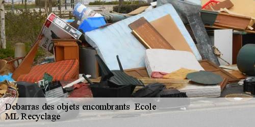 Debarras des objets encombrants   ecole-73630 ML Recyclage 