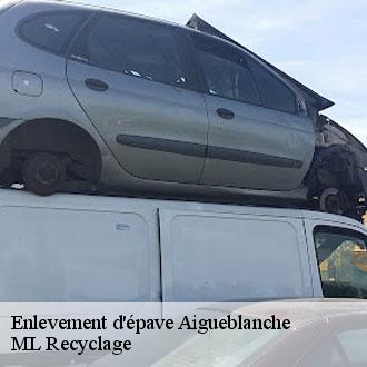 Enlevement d'épave aigueblanche-73260 ML Recyclage