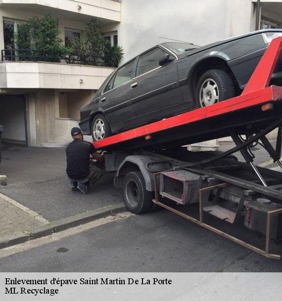 Enlevement d'épave saint-martin-de-la-porte-73140 ML Recyclage