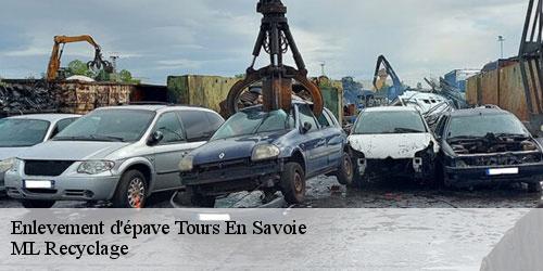 Enlevement d'épave  tours-en-savoie-73790 ML Recyclage 